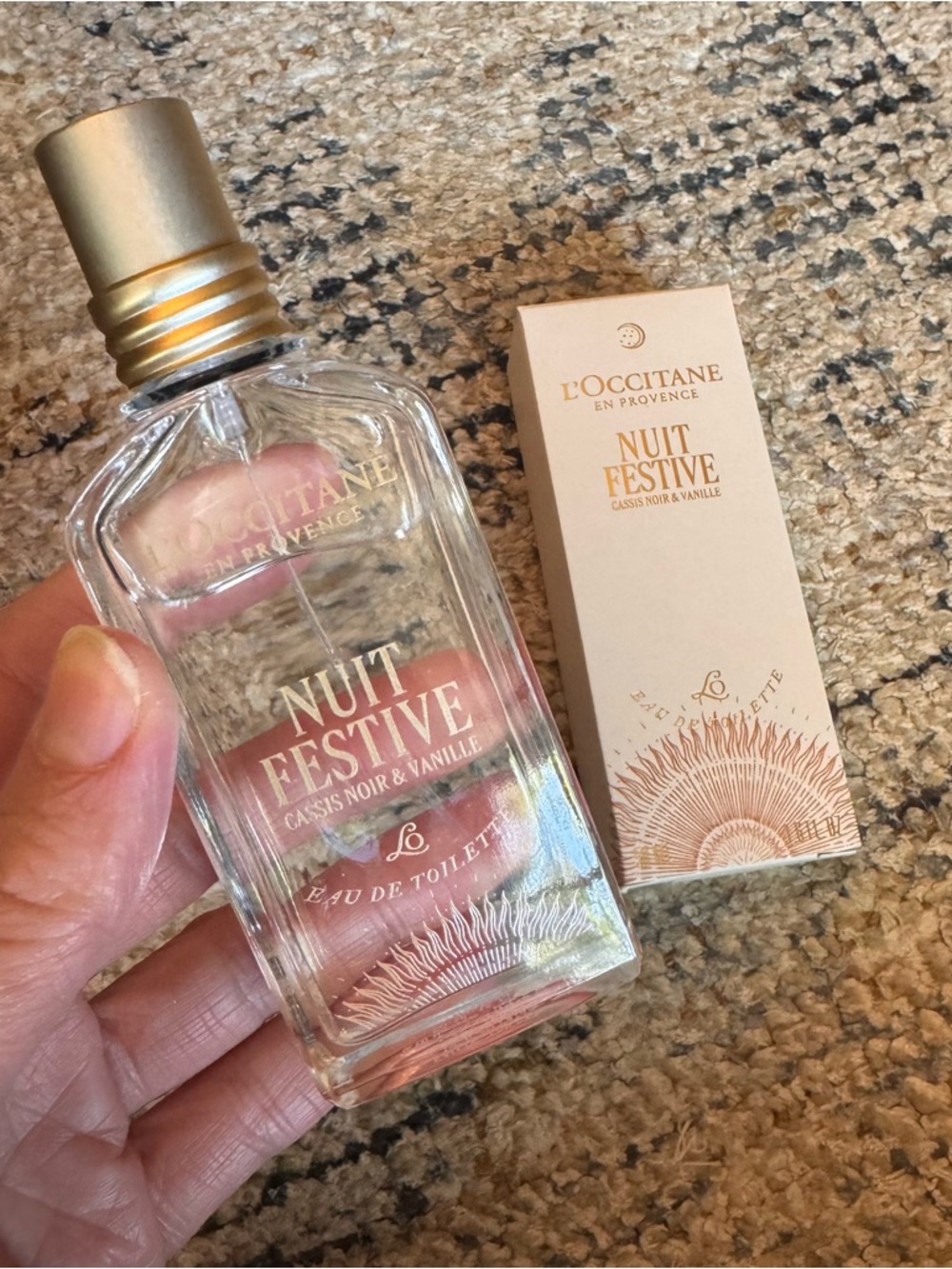 L'OCCITANE Nuit Festive Cassis Noir & Vanille Eau de Toilette - Pink & Gold